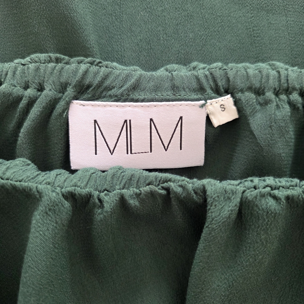 MLM Teal Ruffle Off-Shoulder Blouse - Picture 2 of 3
